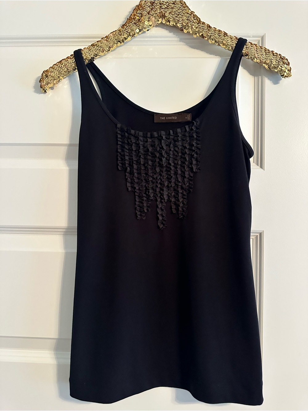 The Limited Black Embellished Tank Top Like New